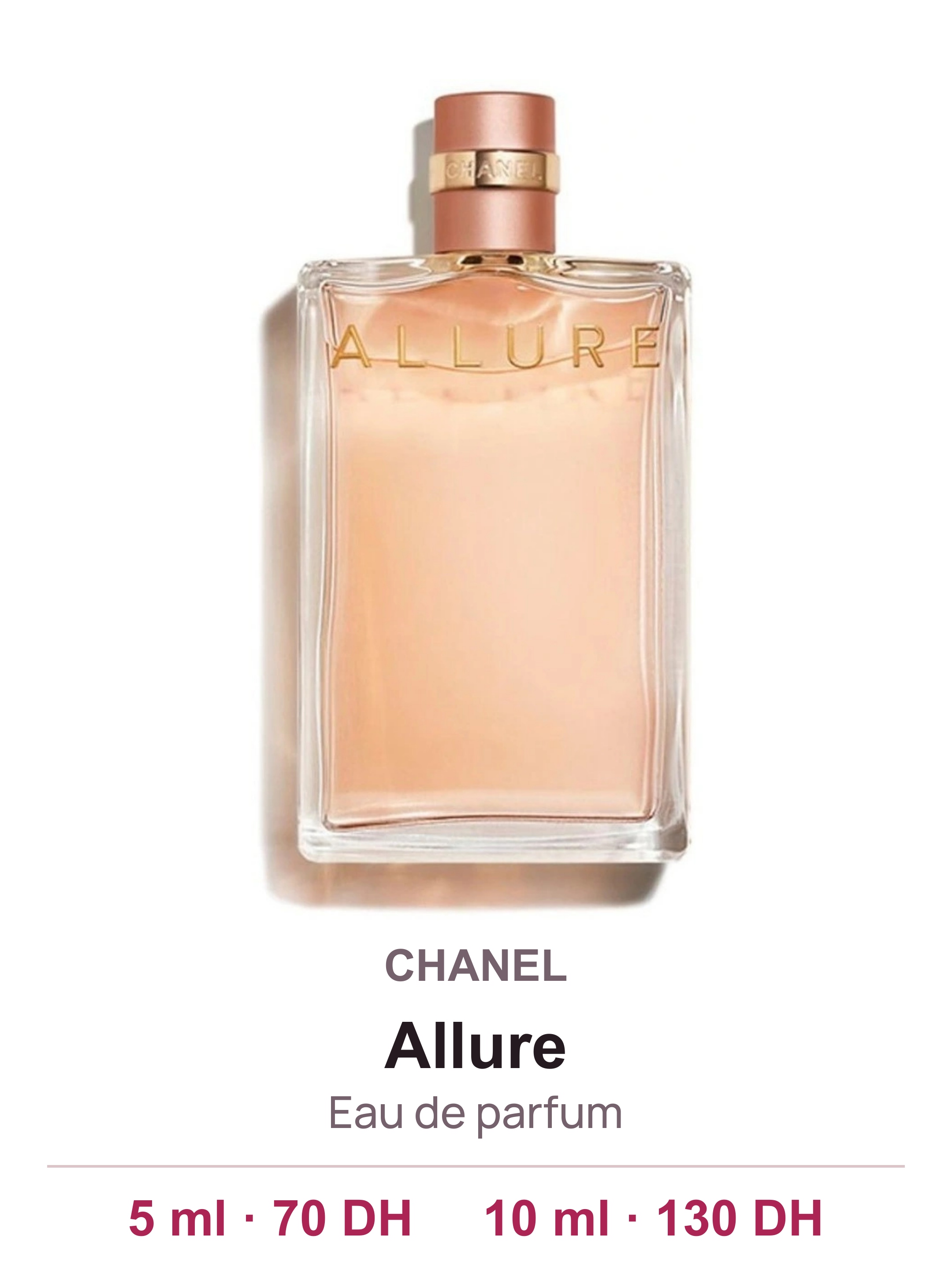 Flacon CHANEL Allure