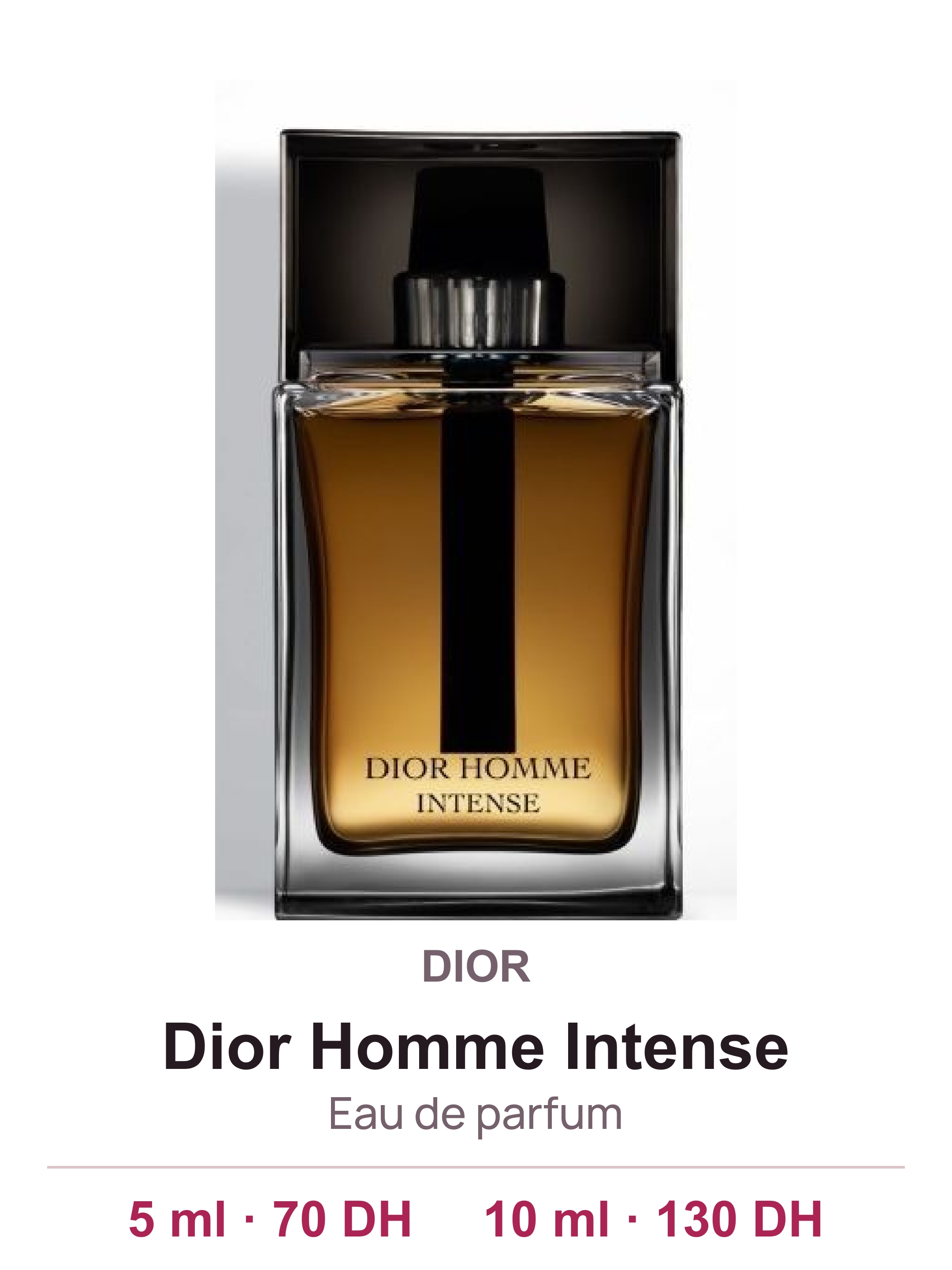Flacon DIOR Dior Homme Intense