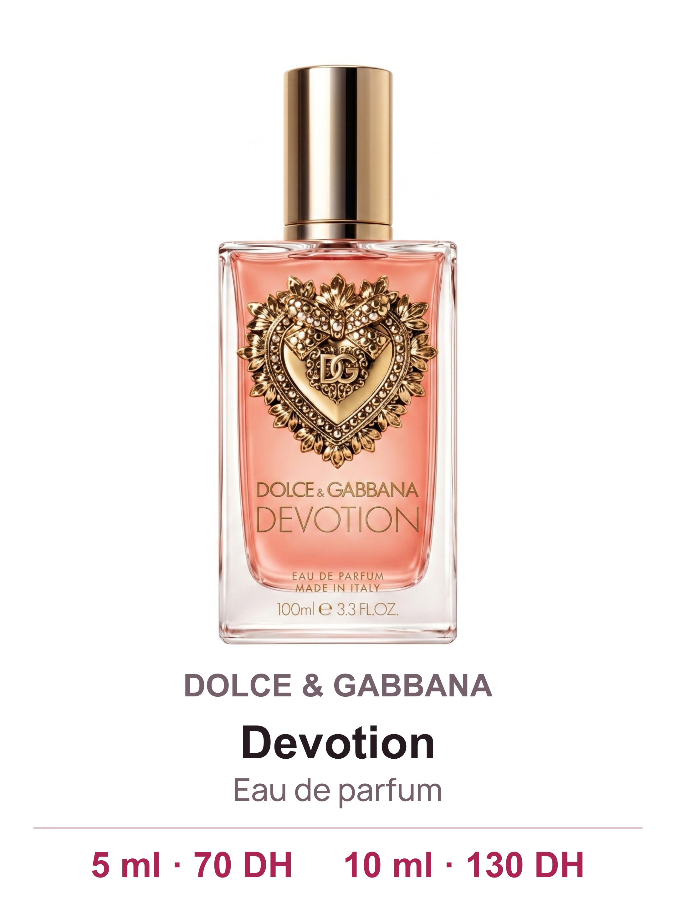 Flacon DOLCE & GABBANA Devotion