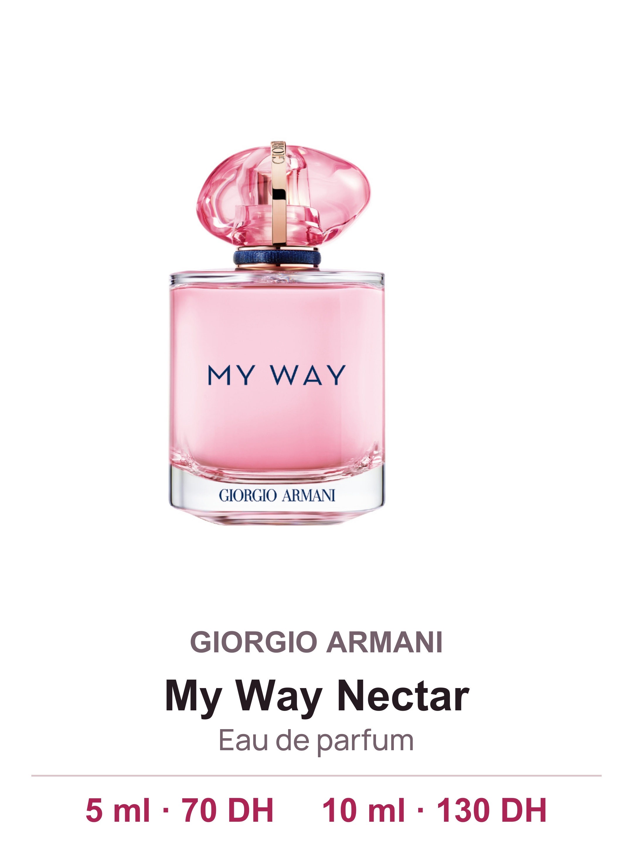 Flacon GIORGIO ARMANI My Way Nectar