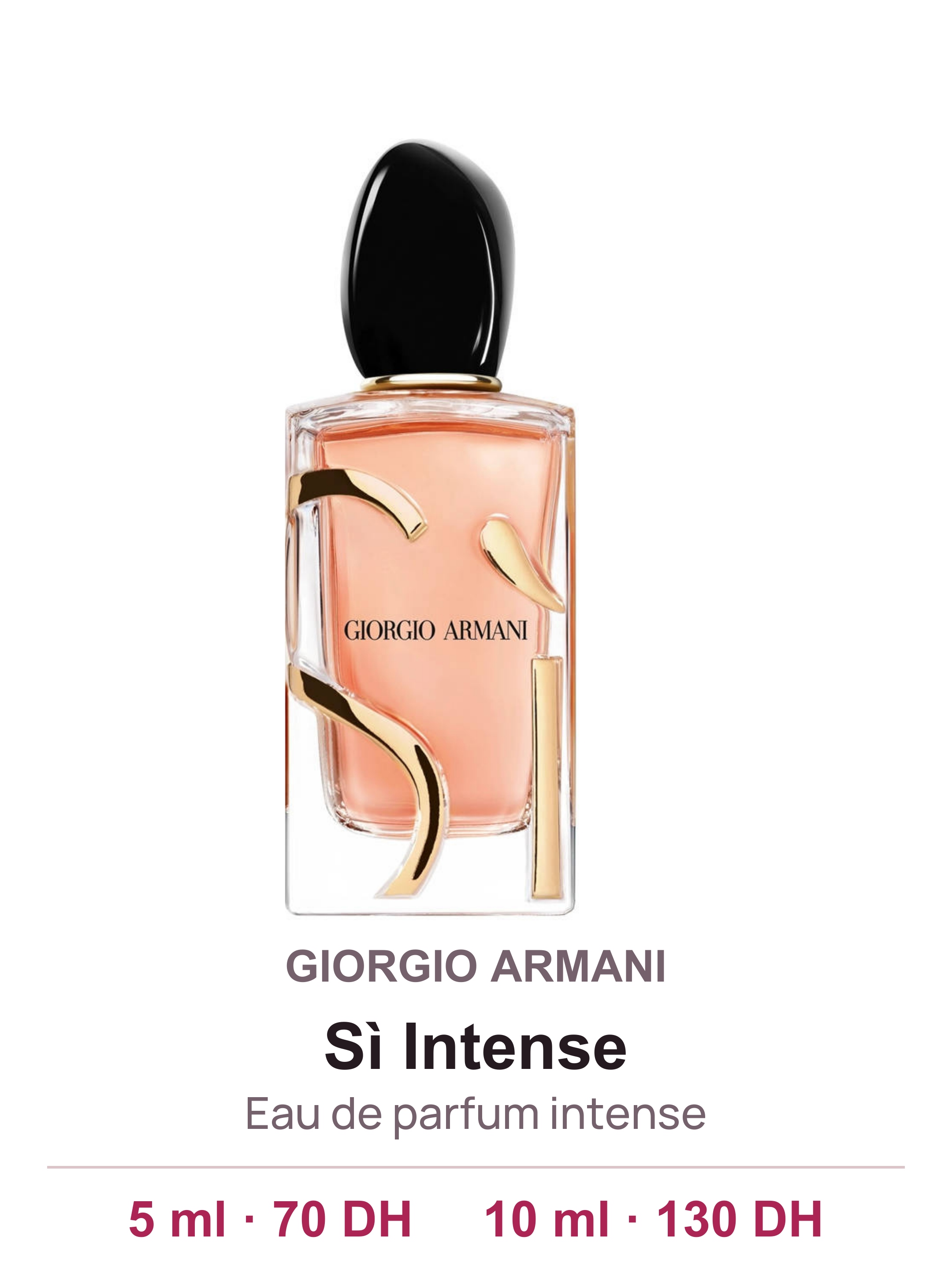 Flacon GIORGIO ARMANI Sì Intense