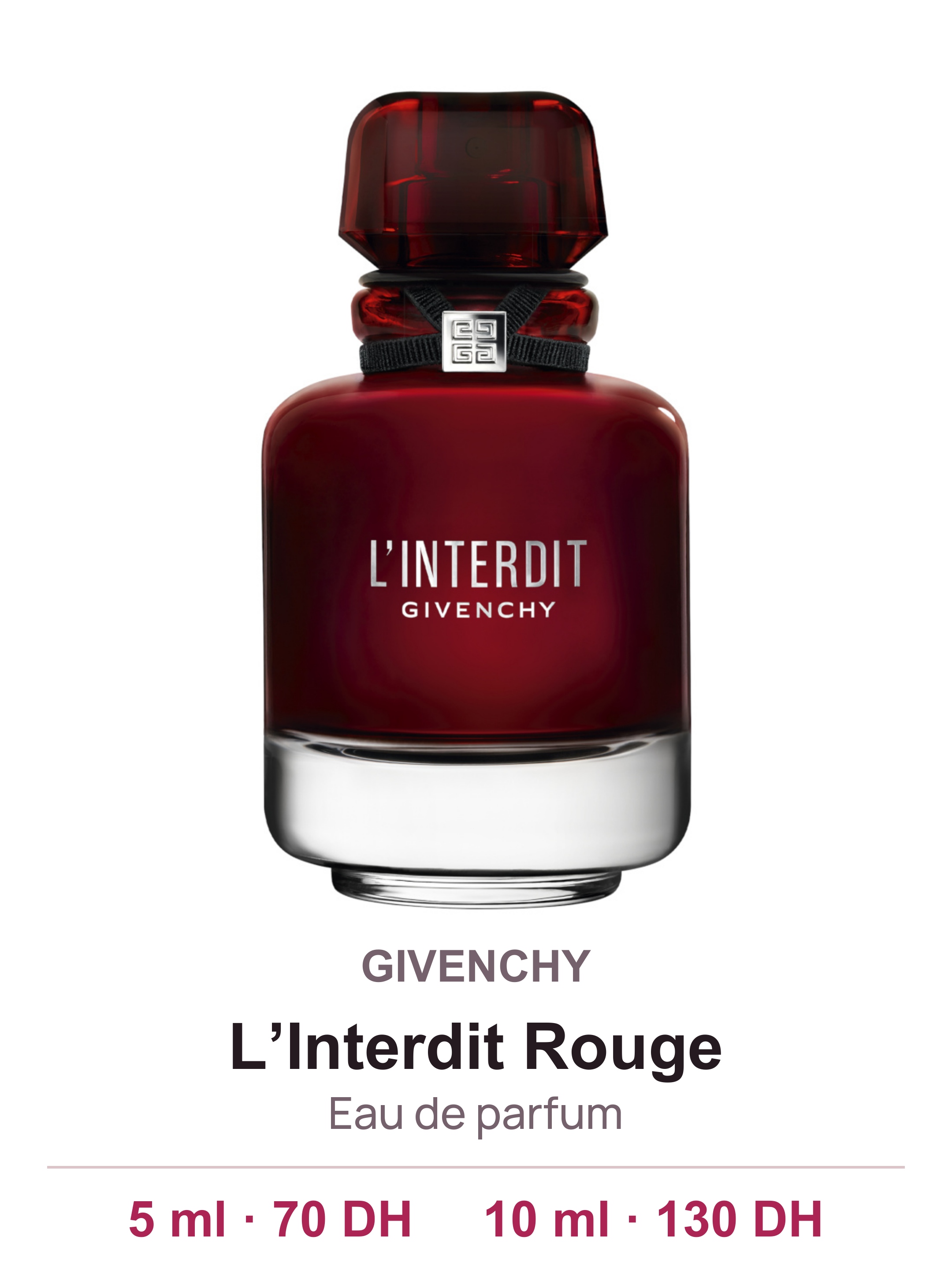 Flacon GIVENCHY L’Interdit Rouge