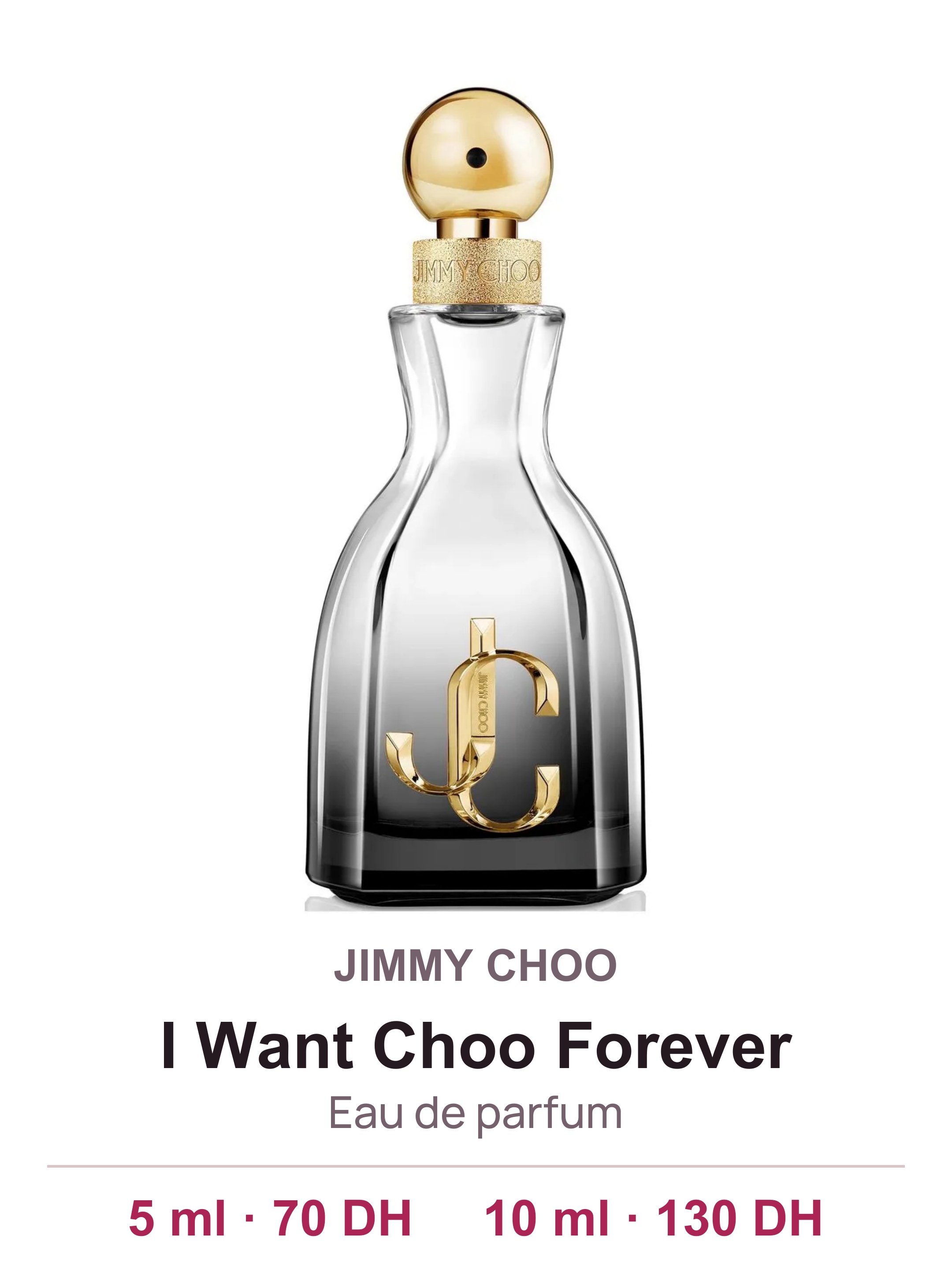 Flacon JIMMY CHOO I Want Choo Forever