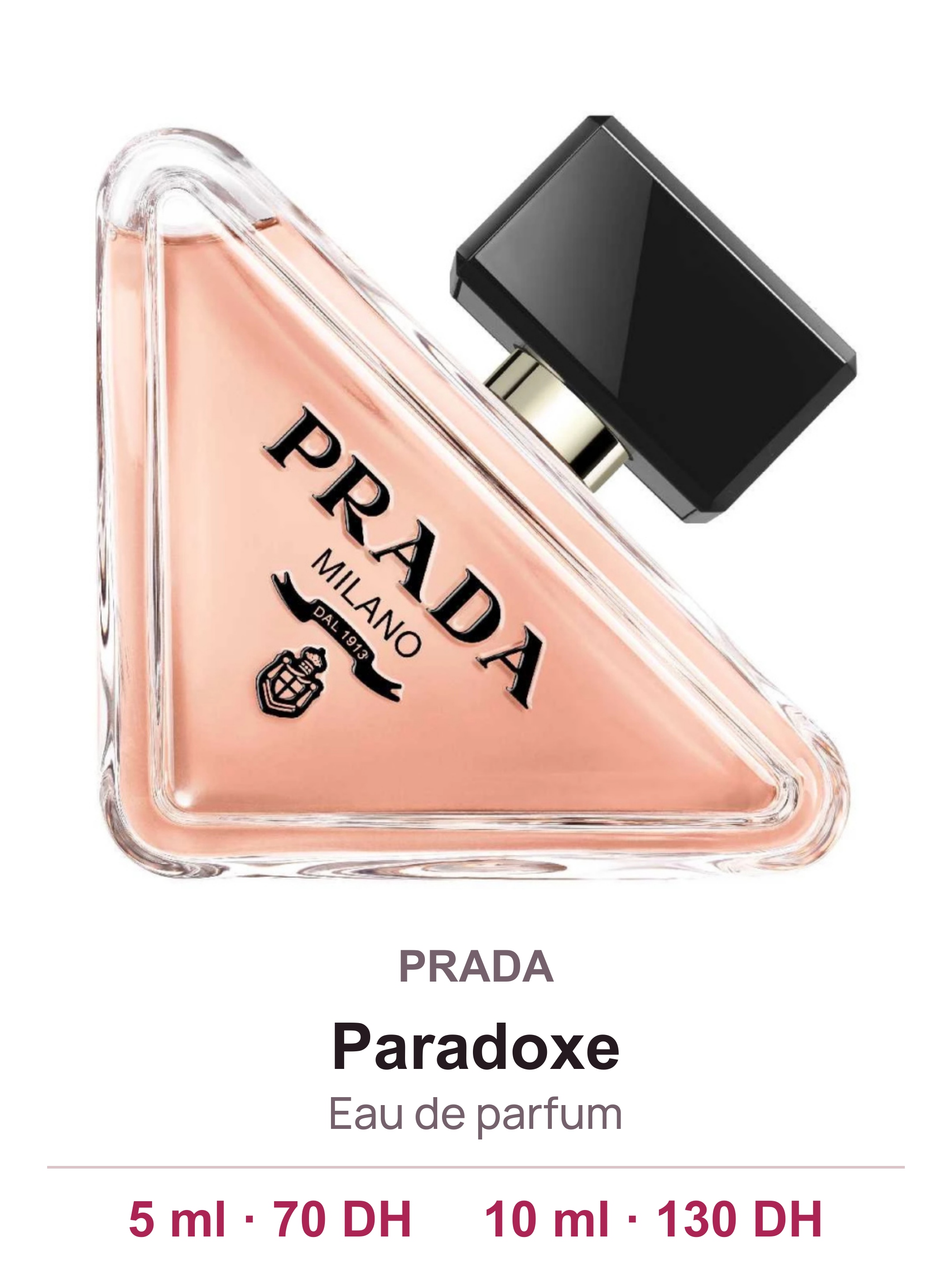 Flacon PRADA Paradoxe