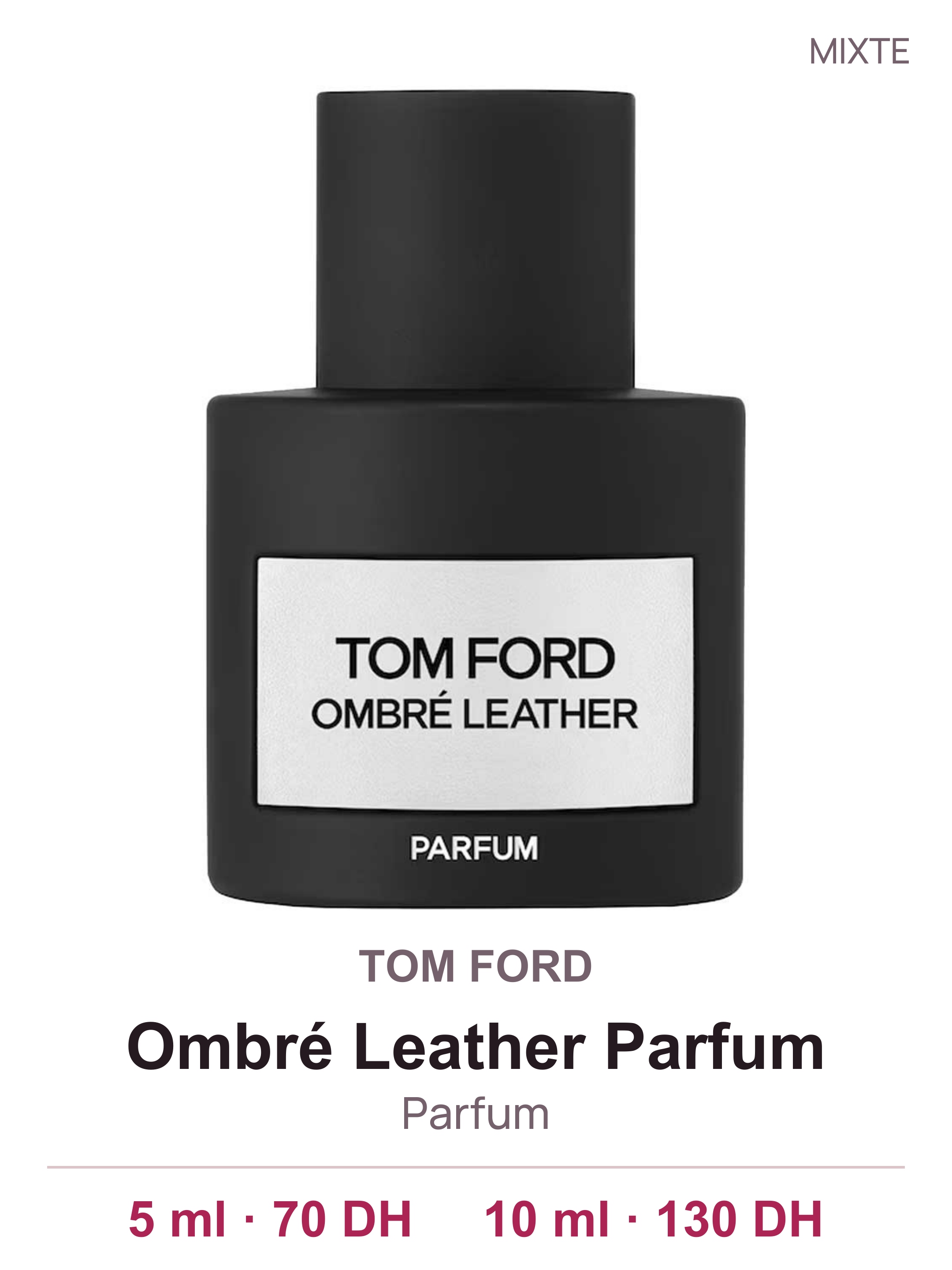 Flacon TOM FORD Ombré Leather Parfum